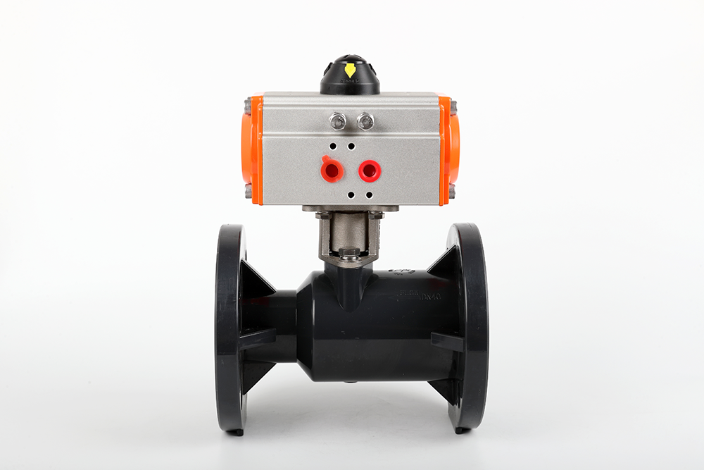 馆陶气动法兰一体球阀