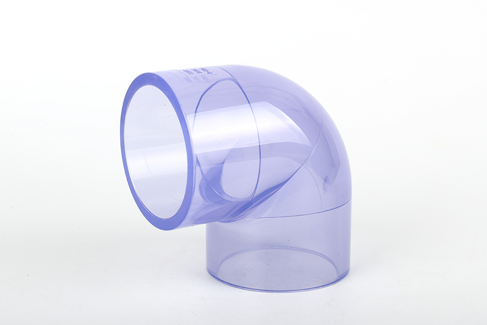 馆陶透明 90 度弯头